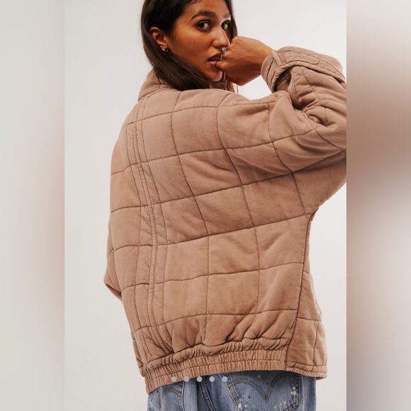 Free People Dolman Quilted Knit Jacket - Picture 3 of 6